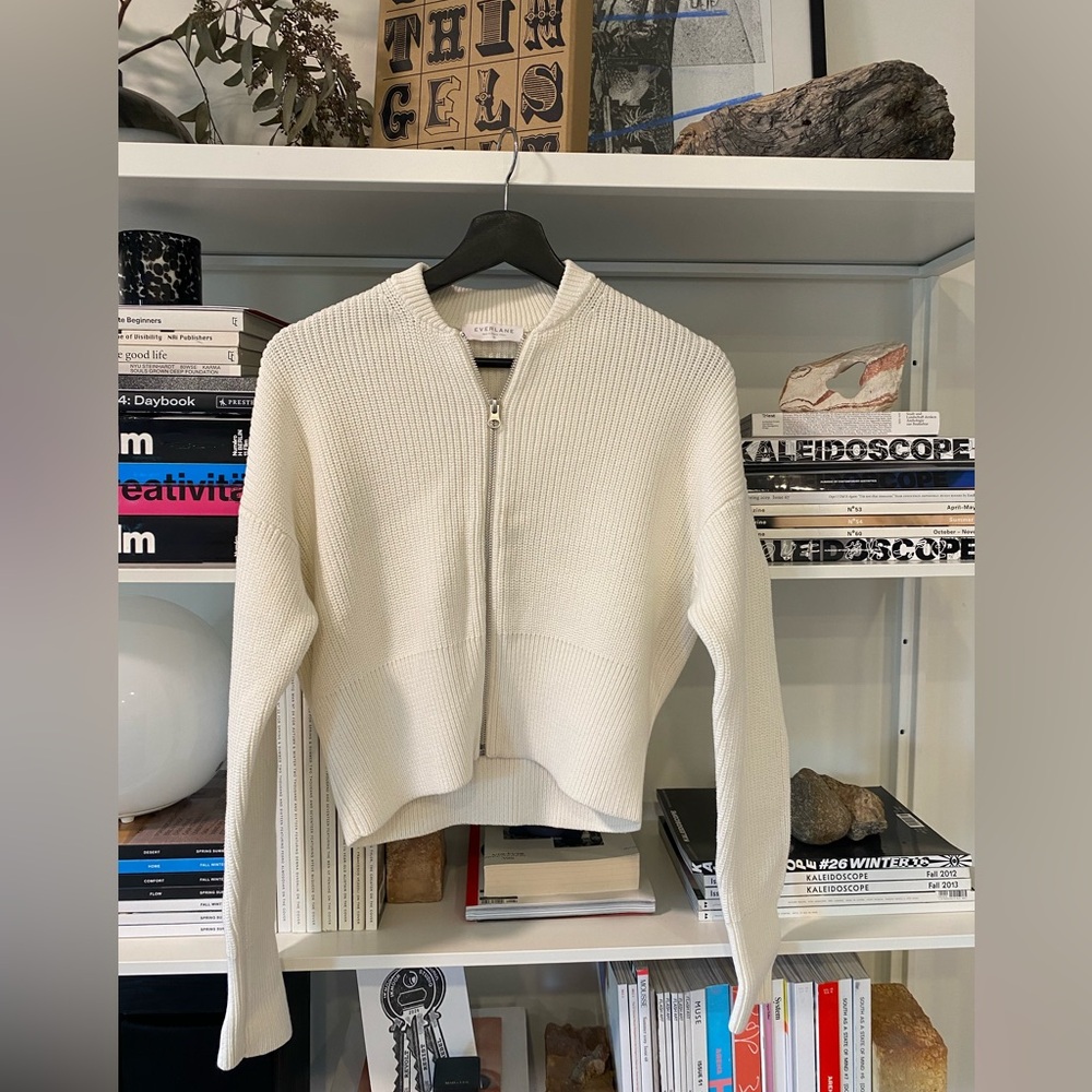 Everlane Zip Front Sweater